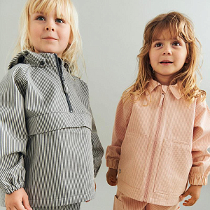 Анорак Wheat, полоски серого агата